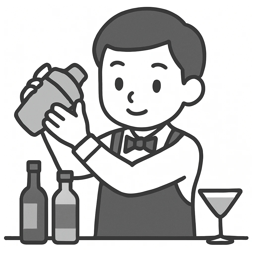 bartender mixing drinks emoji