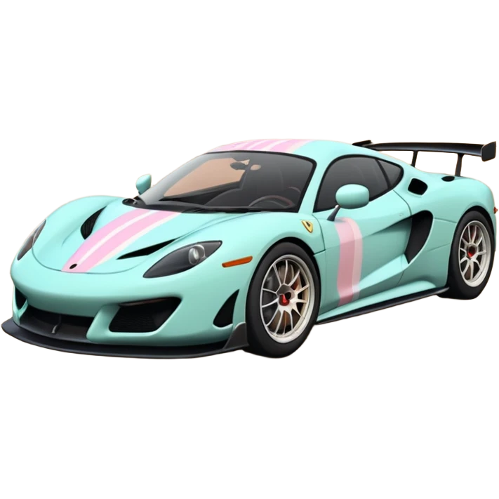 Using a transparent background, give the Assetto Corsa a cute Cottagecore makeover emoji