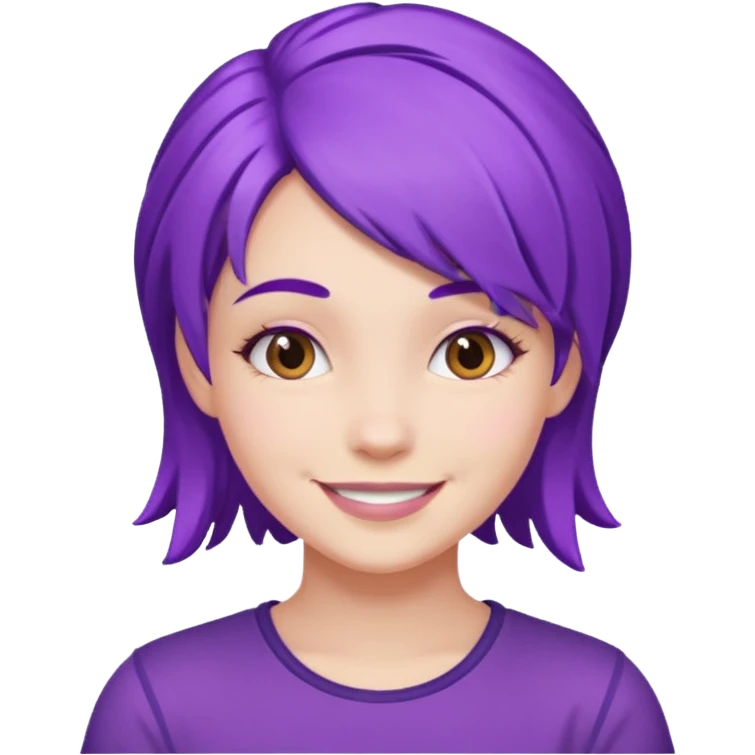 Purple Girl emoji