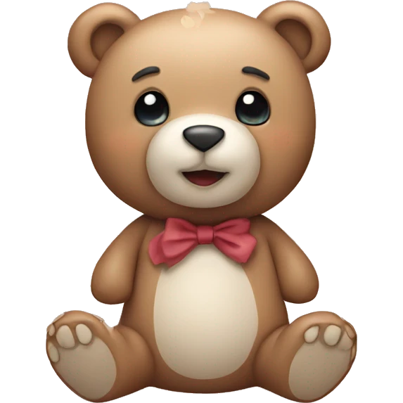 cute teddy bear emoji