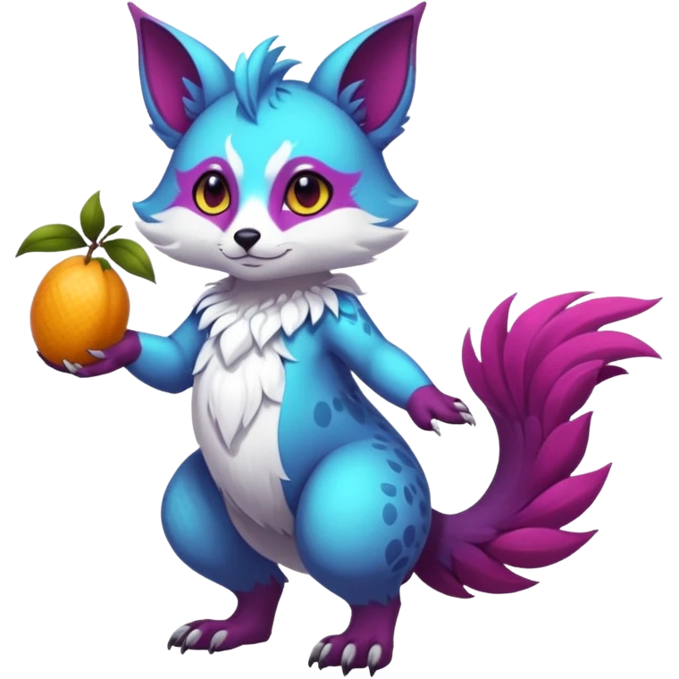 dark fruity white glorious divine exotic realistic cool beautiful beautiful fantasy-caracal-civet-genet-sergal-vernid-Gryphon-Cacomistle-Trico-oncilla-animal-Fakémon-hybrid-fursona (full body) emoji