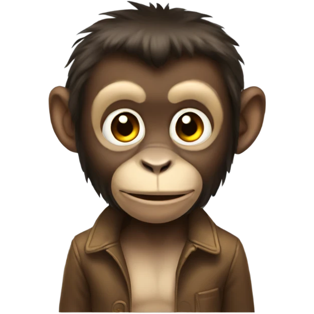 a gay monkey emoji