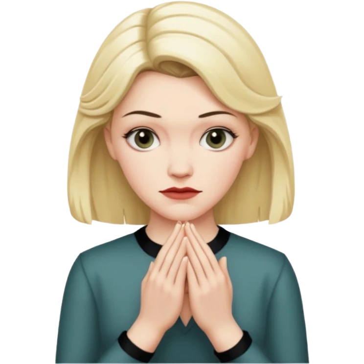 Laura Palmer from Twin Peaks  hands' gesture emoji