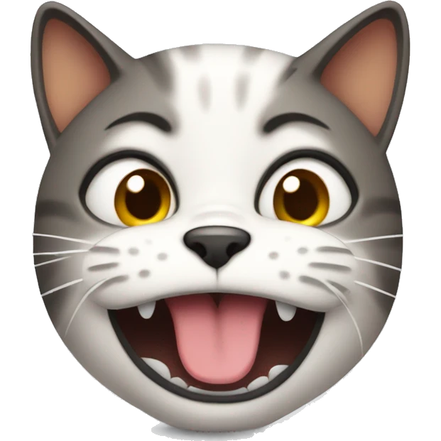 Stressed out cat emoji