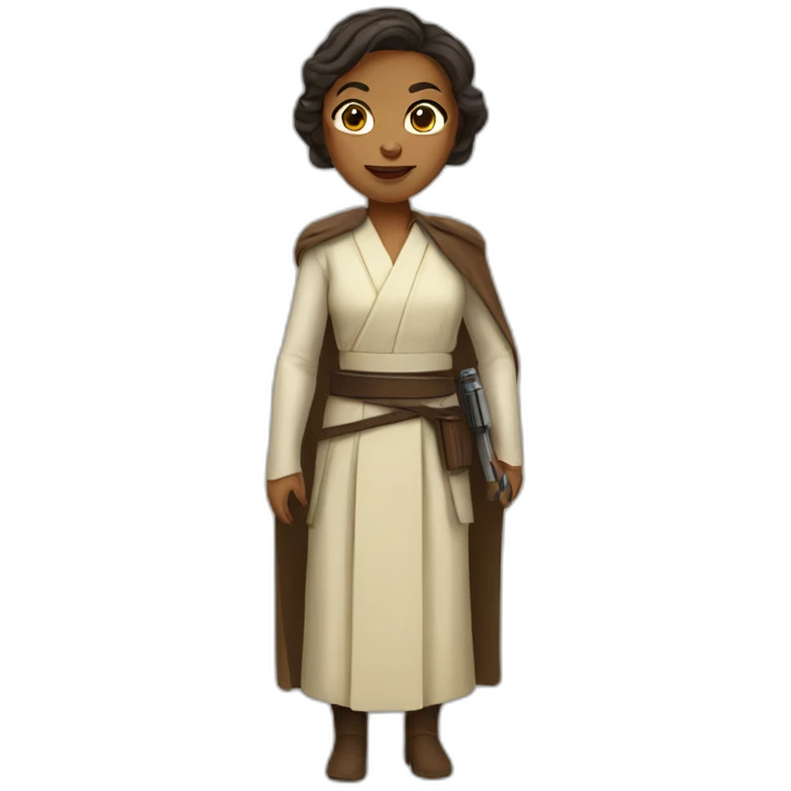 jedi lady emoji