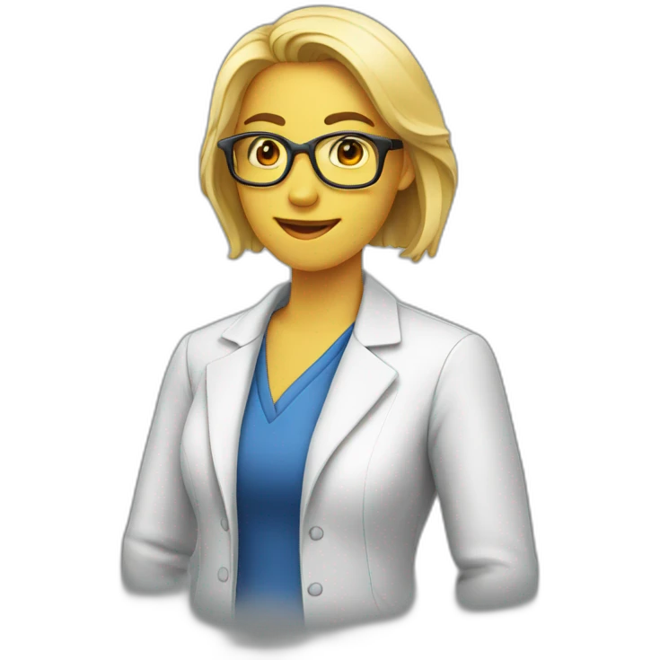 chemistry teacher women emoji