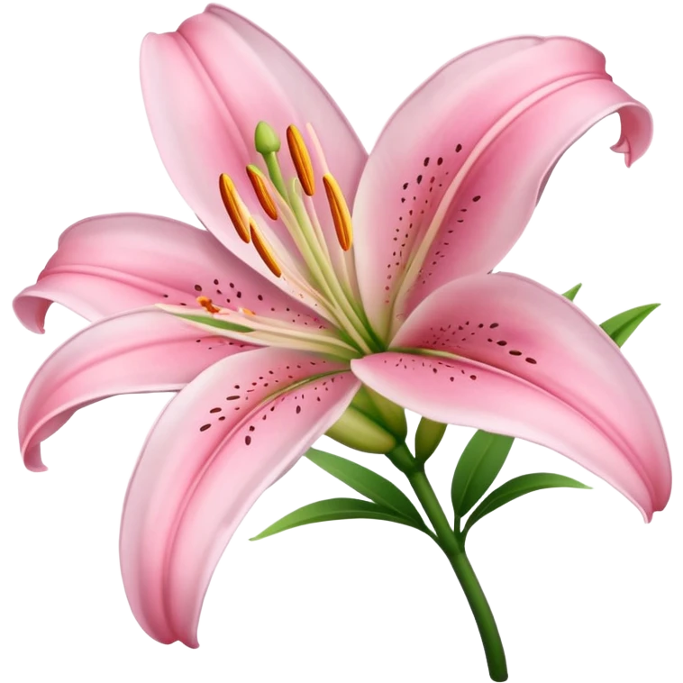 light pink lilium emoji