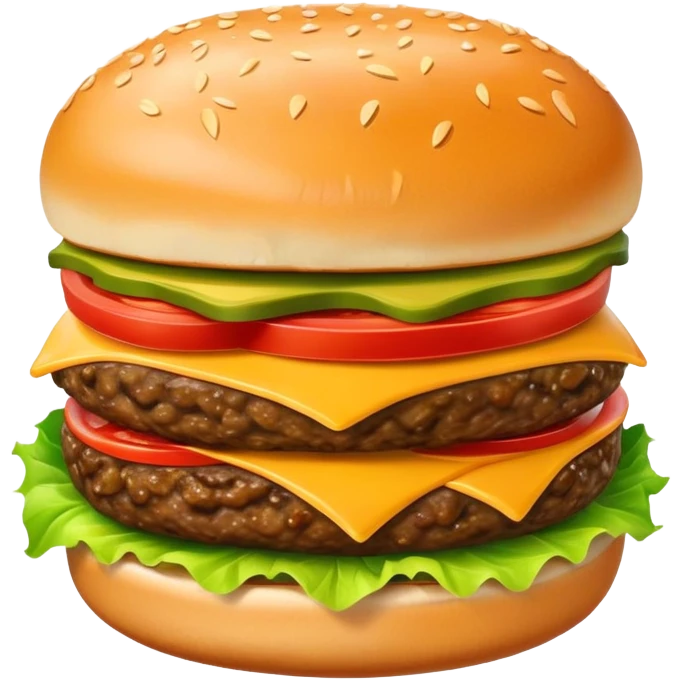 Cheeseburger from in and out  emoji