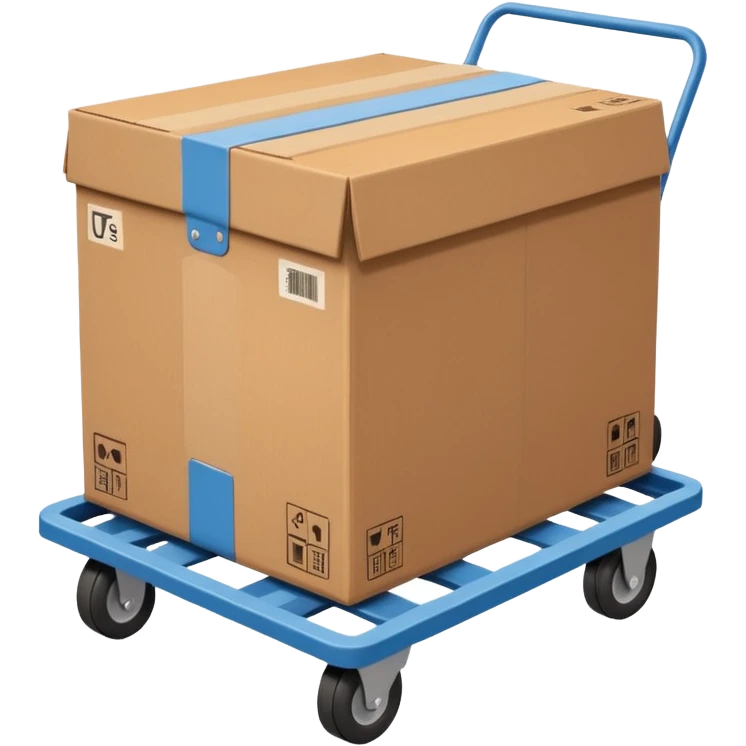 Box Carrier + dolly emoji