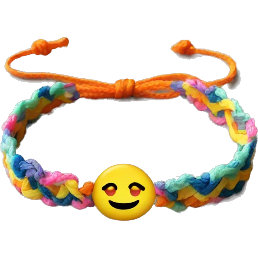 Friendship bracelet cute  emoji