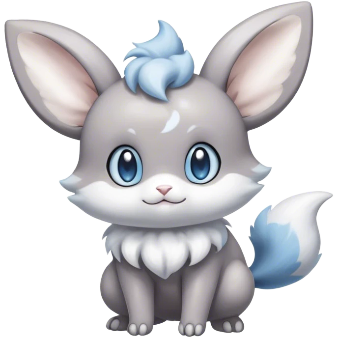 Shiny Minccino-Espurr-Cinccino-creature-hybrid emoji
