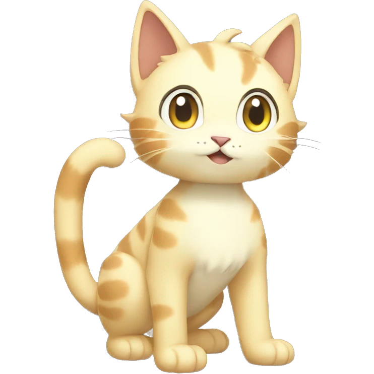 cat-Fakemon full body emoji