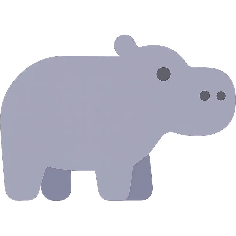 Hippo emoji