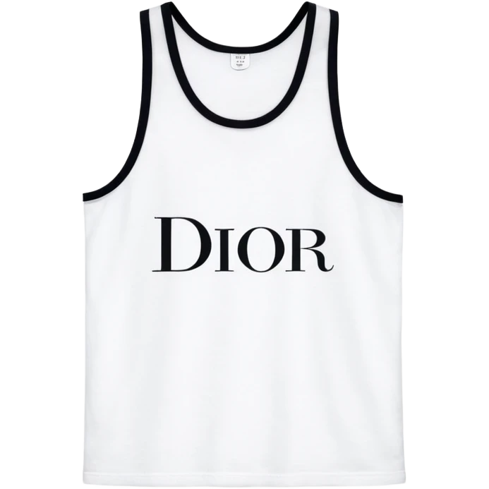 tank top with Dior on it emoji