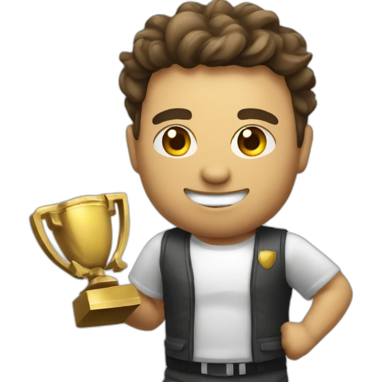 Imagine an emoji representing a gamer trophy to celebrate victories! emoji