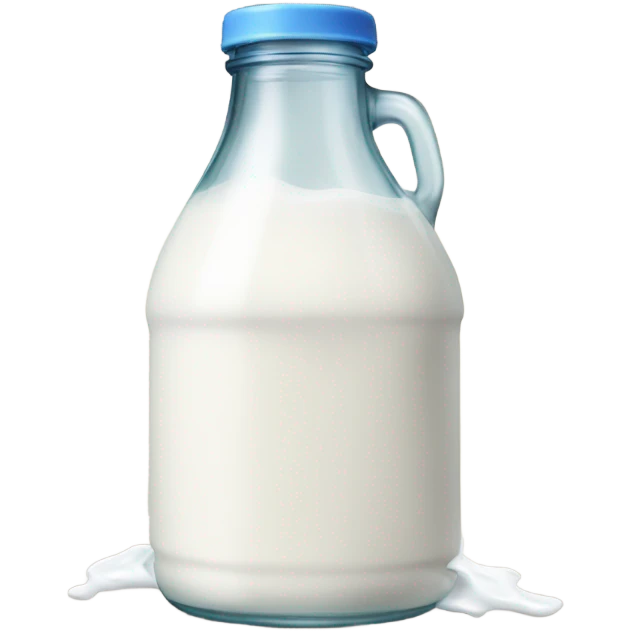 Broken milk bottle emoji