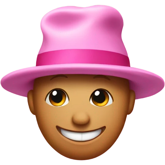 peanut with a pink hat emoji