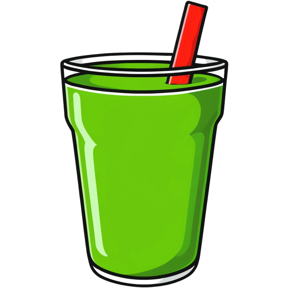 wellness green smoothie health drink emoji