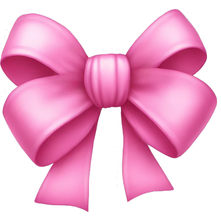 Pink bow emoji