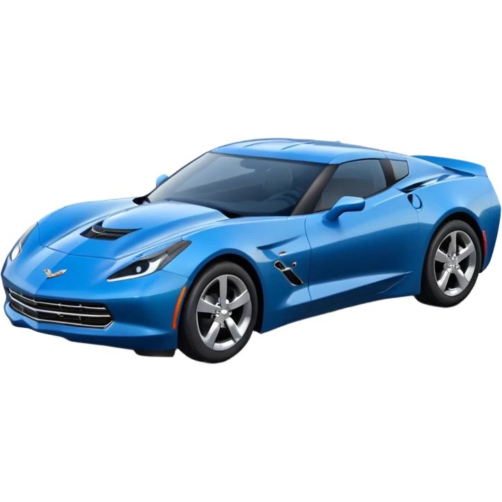 blue Chevy stingray emoji