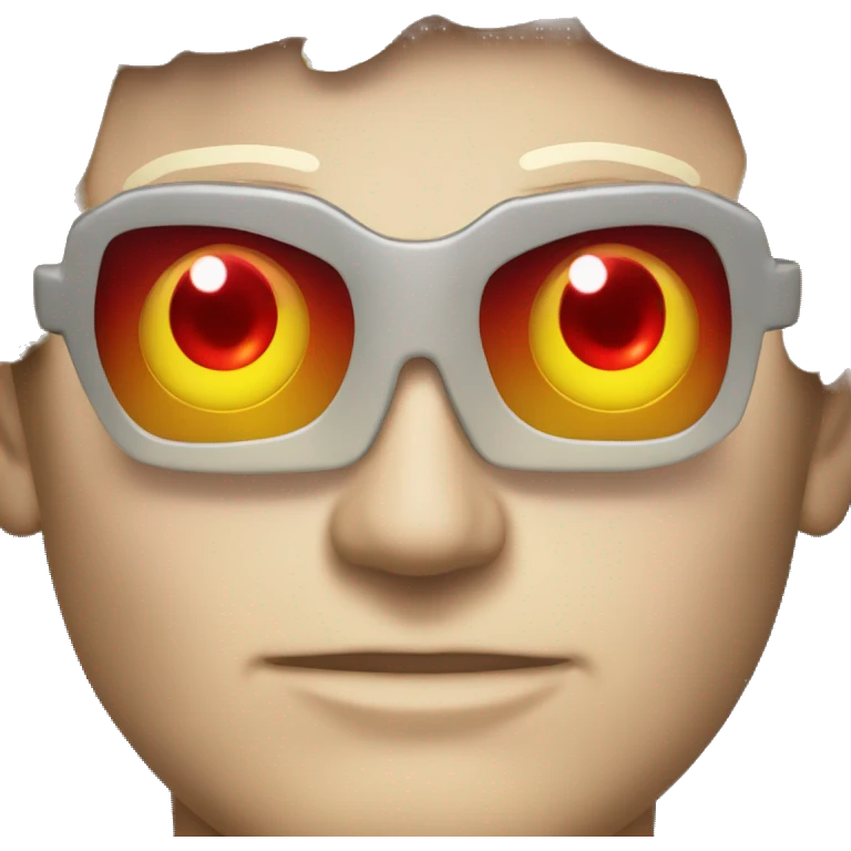 homelander with laser red eyes emoji
