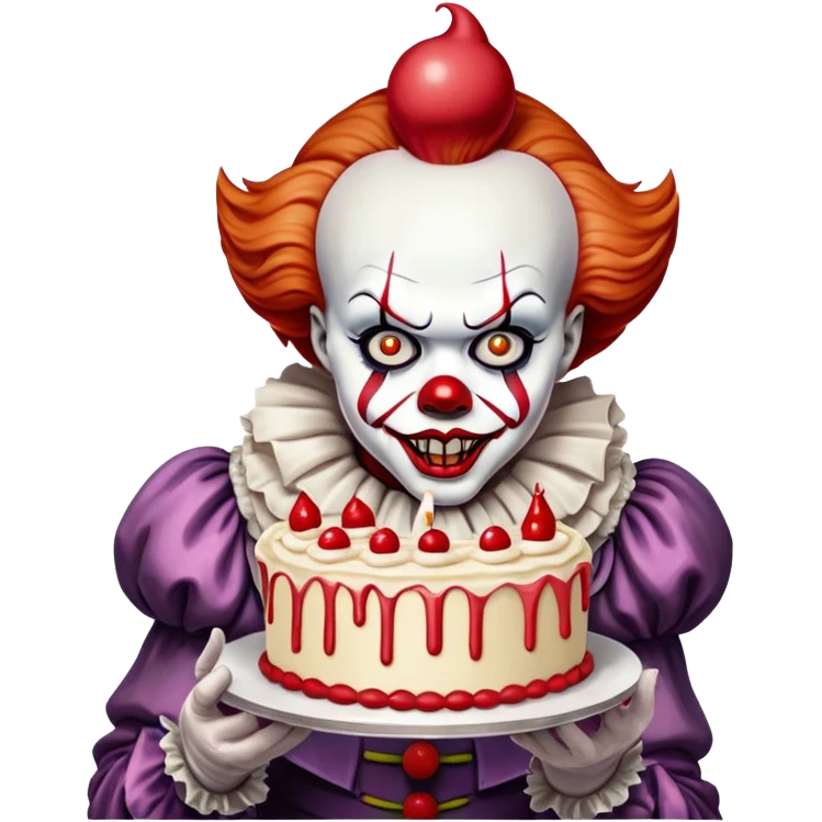 Pennywise eat a cake emoji