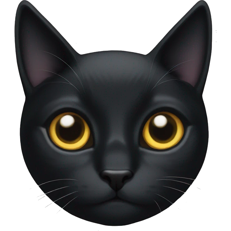 Black cat Salinger hello emoji