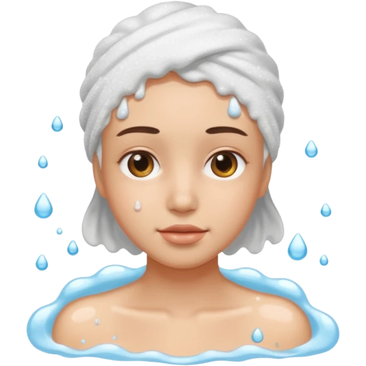 washing face emoji