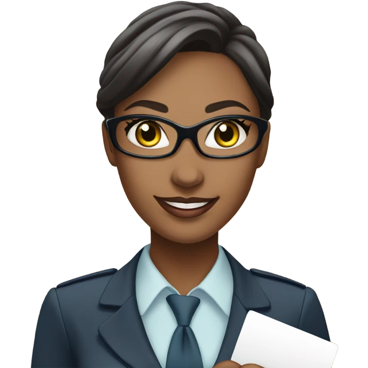 Flight attendant emoji