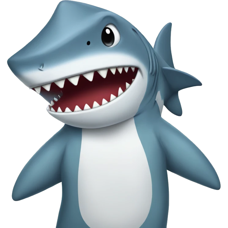 shark with dinosaur pajamas emoji