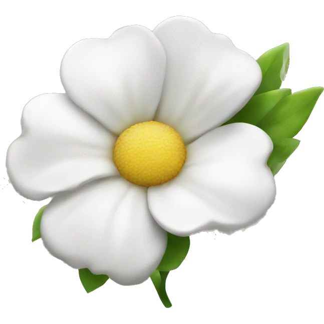 white flowe emoji