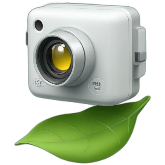 small-leaf-floating-on-water-block-and-security-ptz-camera-behind emoji