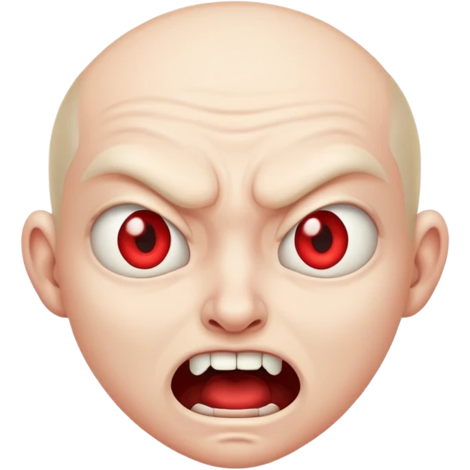 Evil spiteful emoji