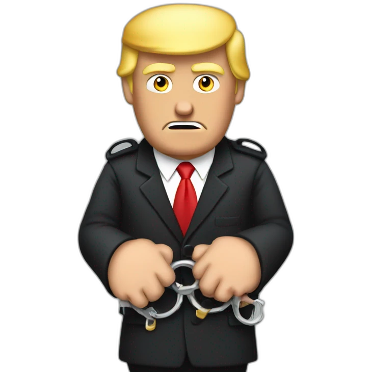 trump-in-handcuffs emoji