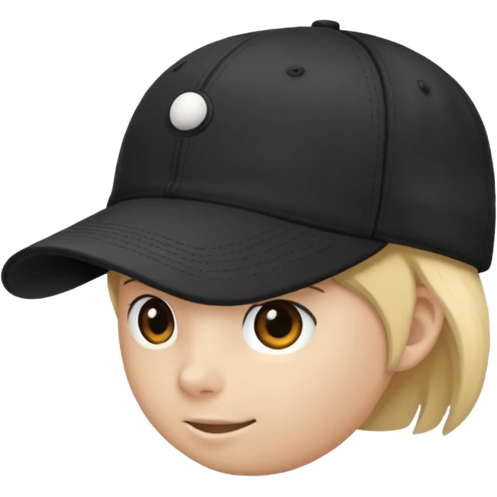 black baseball cap  emoji