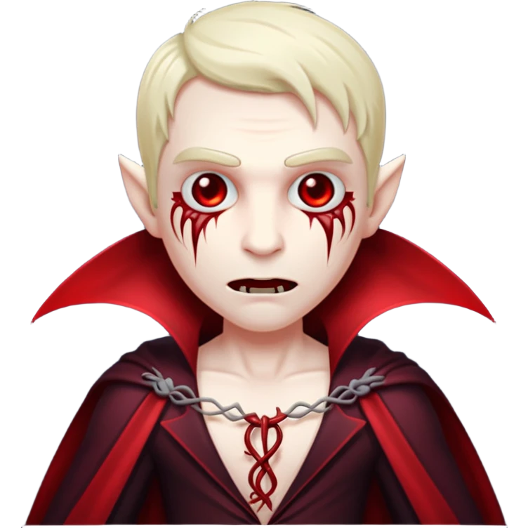 Vampire with red vine  emoji