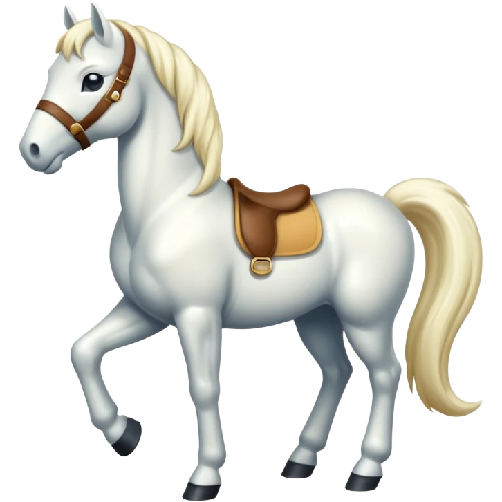white pony emoji