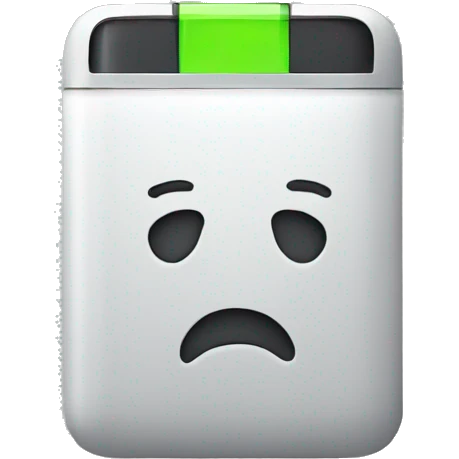 low battery emoji