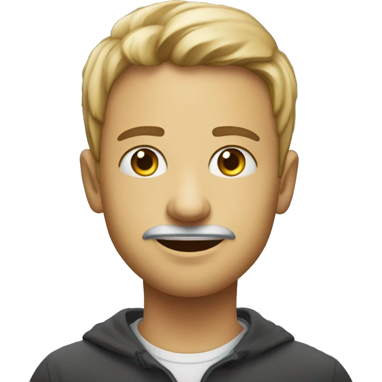 Un personnage qui a les larmes aux yeux et qui donne un sentiment de culpabilité emoji
