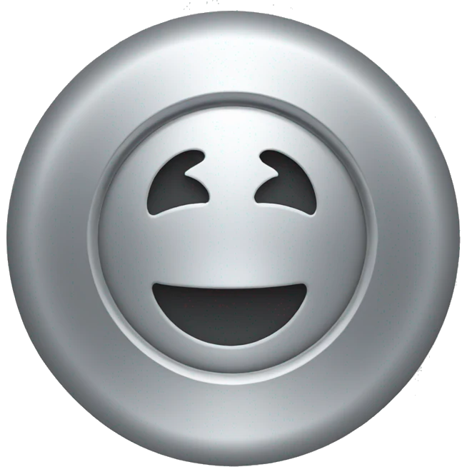 silver circle emoji