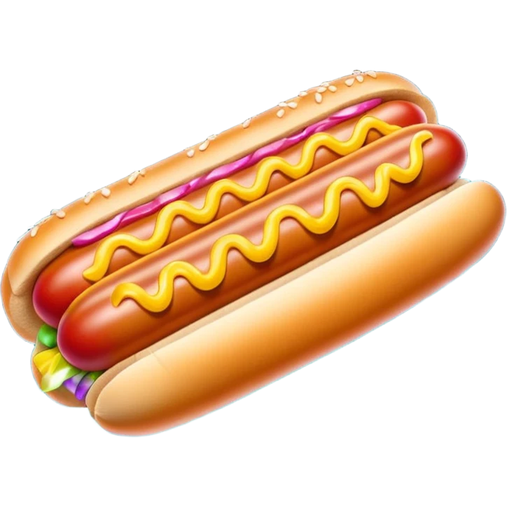 Mystical hotdog emoji