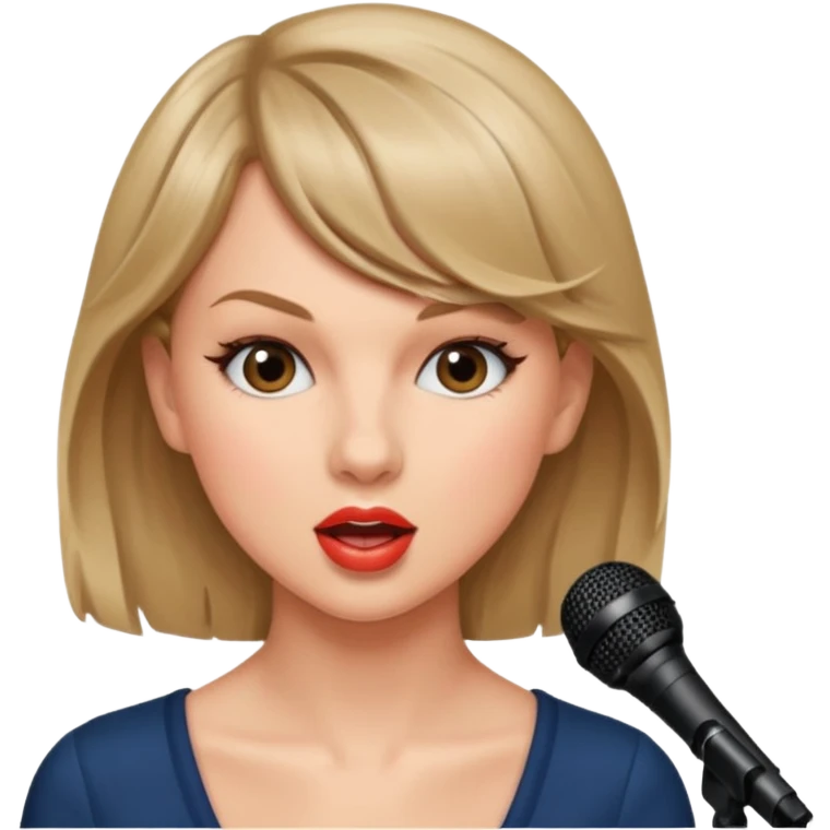 Taylor swift singing emoji