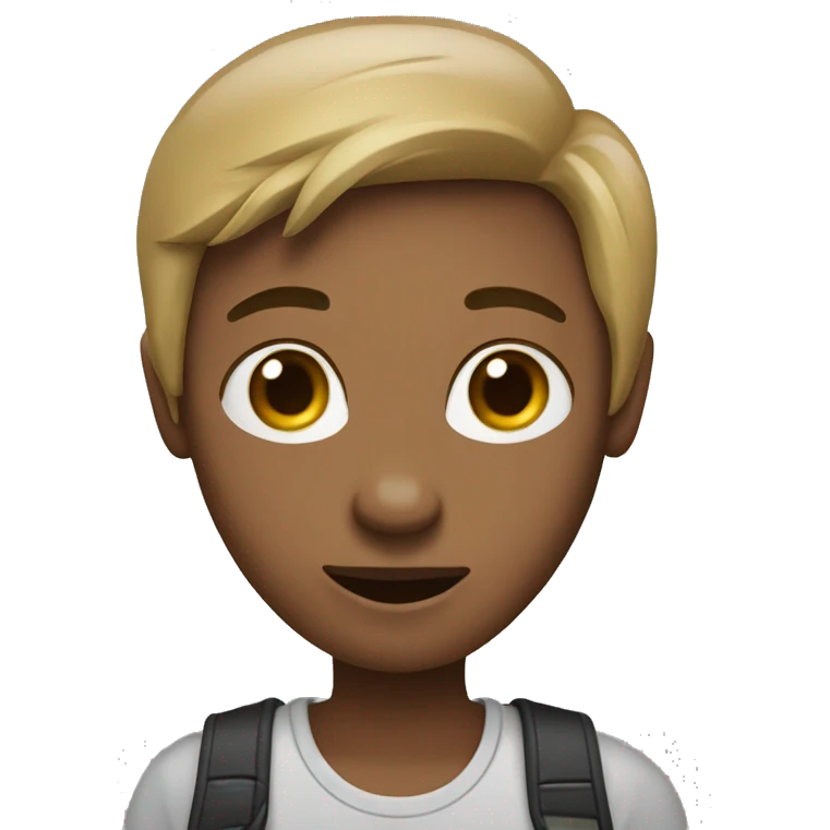 Person with hand Makia m emoji