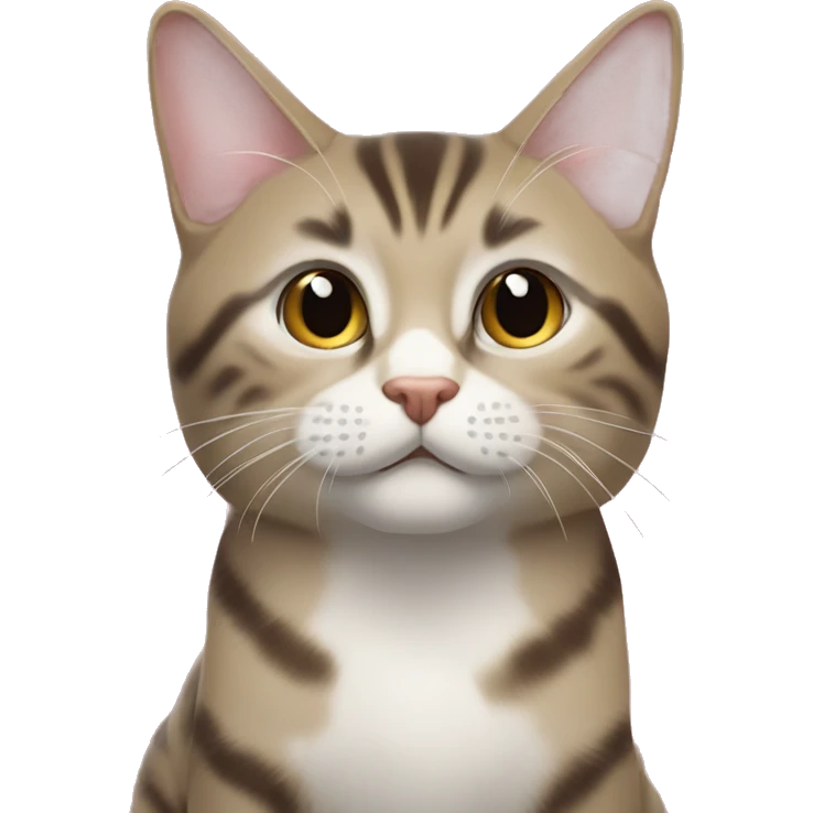 русая девушка обнимает котенка emoji