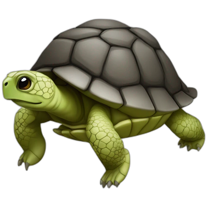 Tortue sur tortue emoji
