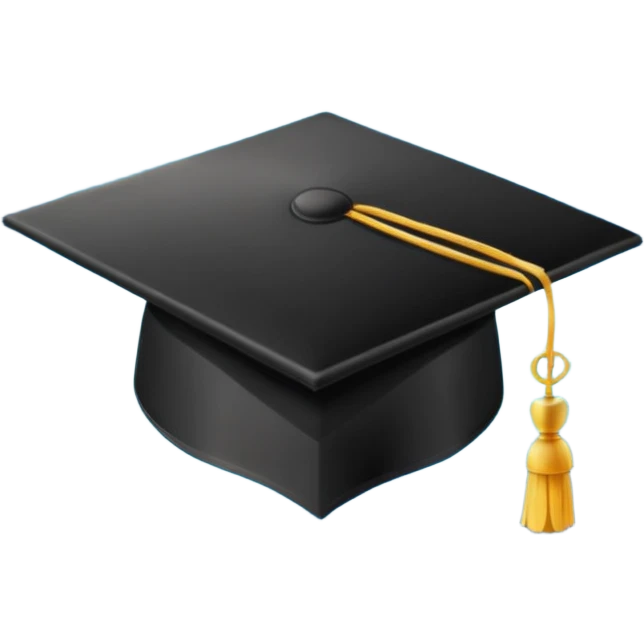 Graduation Cap in aSpace emoji
