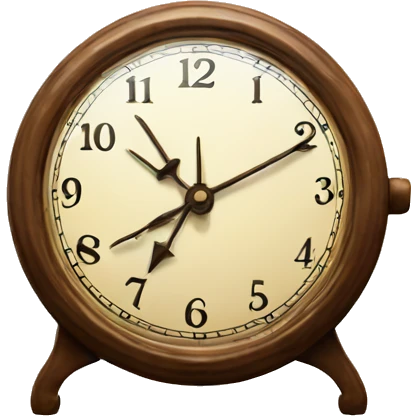 Clock that tea emoji