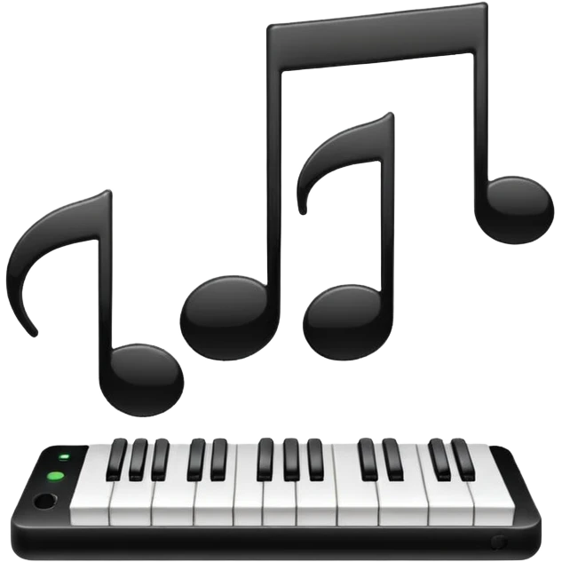 note of silence music emoji