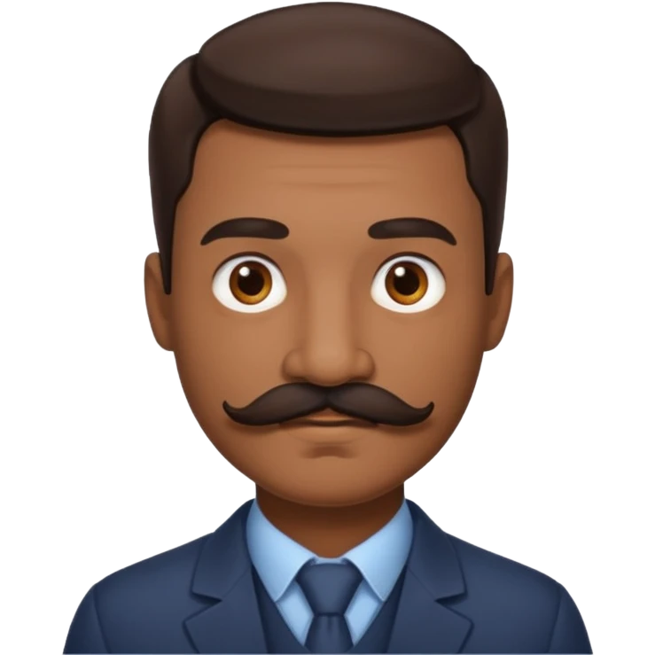 only mustache  emoji