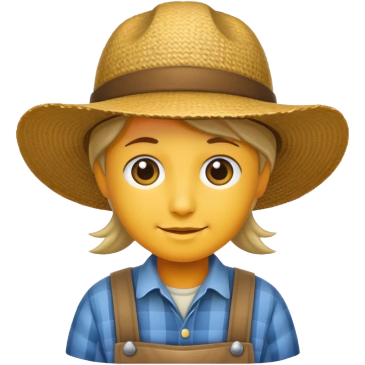 farmer hat emoji